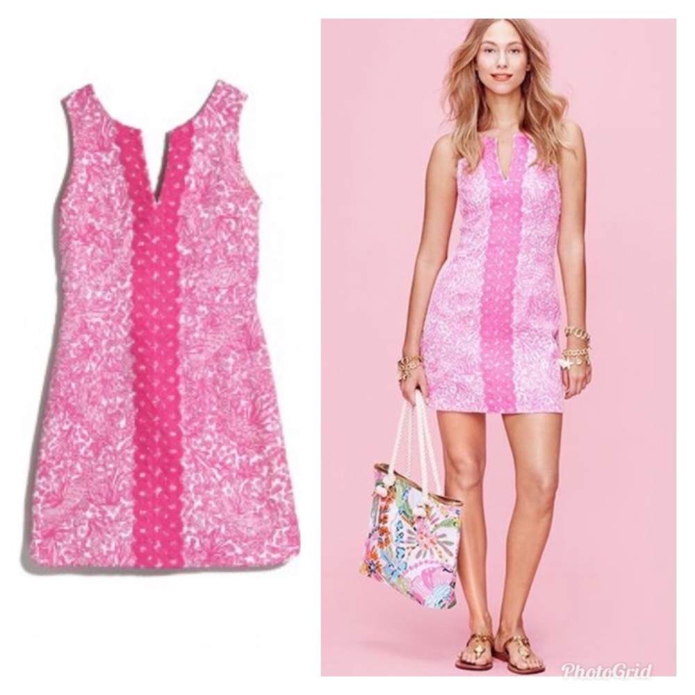 Lilly Pulitzer for Target Pink Printed Sleeveless Shift Dress